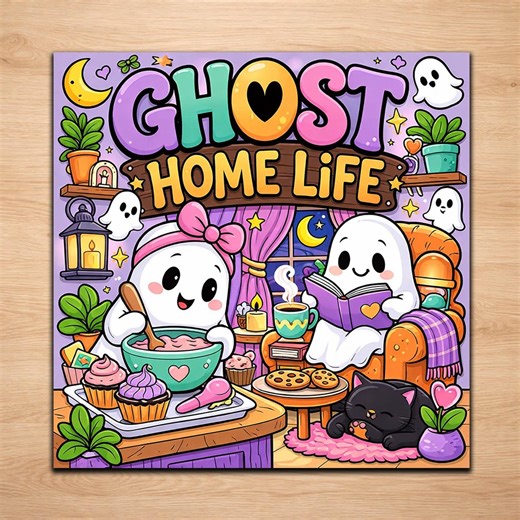 Ghost Coloring Pages – Bold & Easy Halloween Printable Set - Etsy