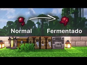 Como Fermentar un Ojo de Araña en Minecraft!