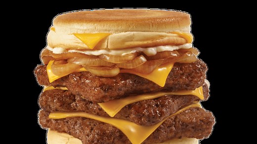Look at Wendy's new grilled cheese cheeseburger. It's only in Canada. Will we get a taste?