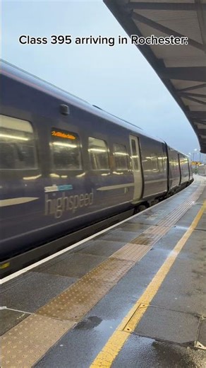 Class 395 arriving in Rochester #train #automobile #trainspotting #class395