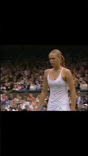 Maria Sharapova vs Serena Williams | Wimbledon 2004 Final | Point #1 (1-0) 🎾 #tennisshorts