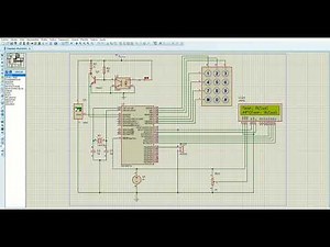 sistema de seguridad con PIC16F877A simulado en proteus y programado en microCode Studio