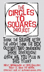 CIRCLES-TO-SQUARES ART PROJECT workshop