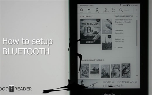 Kindle paperwhite如何设置蓝牙连接外接音箱和耳机?