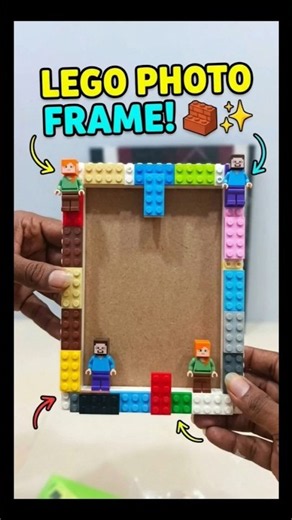 Trending DIY Lego Frame Unboxing & Packing! 🧱📦 #DIY #LegoFrame #GiftIdeas