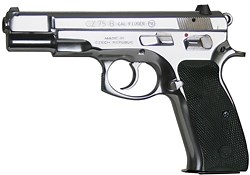 Champion Firearms | CZ 75B Polished Stainless Steel 9mm (16 1) w/ Safety 91108