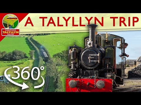 Full line in 360 degree video - a unique view of the TR. HD Quality 360 steam train ride!
