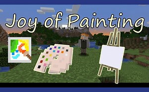 觉得Zetter画布太小/没有低版本？另一个MC绘画模组 Joy of Painting