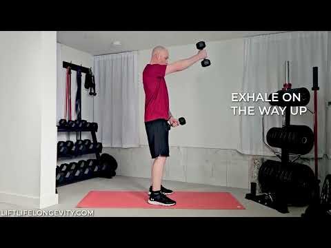 How to do a Dumbbell Alternating Front Raise | Neutral Grip