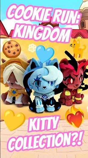 They're Turning Cookie Run Characters Into CAT PLUSHIES?! #Shorts #CookieRun #CookieRunKingdom #CRK
