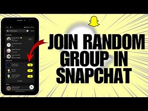 How to Join Random Groups on Snapchat