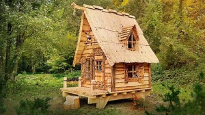 254K views · 3.1K reactions | Off-Grid Wooden House: DIY Construction in Nature – Start to Finish Cre: @Theonewhobuilds-kz7tr #outdoorcamping #outdoorcooking #survival #tent #shelter #campinggear #campingtrip #outdoor #outdoors #campingtools #campingtents #outdoorlife #foryou #solocamping #fyp #viral #bushcraft #build #camp #camping #campinglife | Tech Moments | Facebook