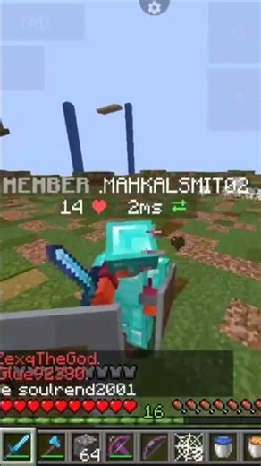 i fought bedrock hacker #minecraft #gaming #shorts