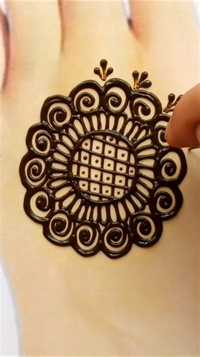 Easy henna design| easy mehndi design|mehndi designs #sormimehndi_art #ytshorts #art