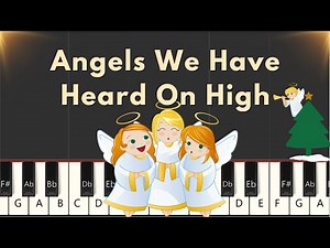 Angels We Have Heard On High - Easy Piano Tutorial For Beginners - 1 Hand Play Along