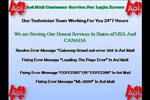 Aol Mail Customer Support For Login Issues