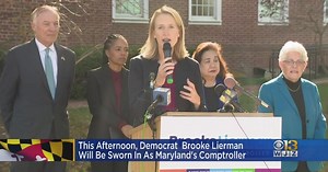 Democrat Brooke Lierman will soon be sworn in as Maryland's Comptroller