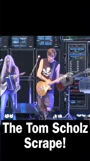 The Tom Scholz Pick Scrape Detail that makes the difference!