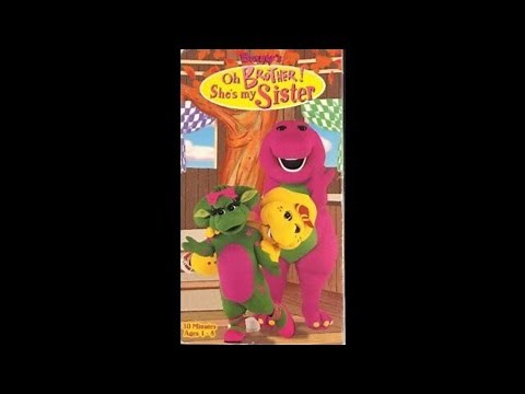 Opening & Closing To Barney's Oh Brother! She's My Sister (1998 VHS)