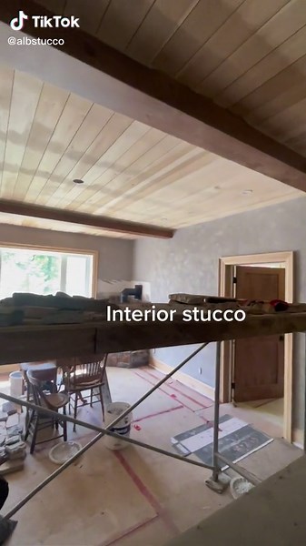 Alb exterior stucco on TikTok