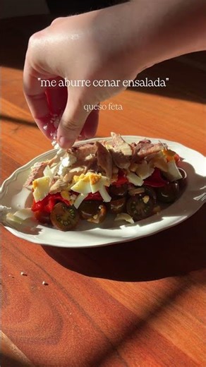 Cena rápida, fresca y sin complicaciones: ensalada completa 🍅