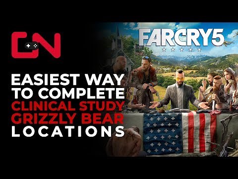 Far Cry 5 Grizzly Bear Locations - Clinical Study Mission