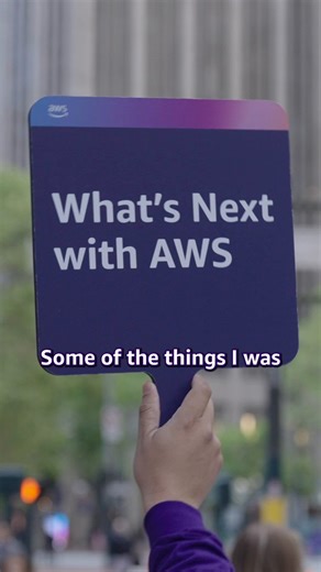 We asked customers what stood out at What's Next with AWS.The answers ranged from agentic AI and @OpenAI on Amazon Bedrock to how AWS is going deeper into industries like healthcare. One thing was clear: they're already thinking about what they'll create next.