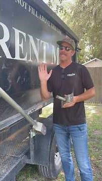 Dump trailer tarp repair #dumpster #repairing