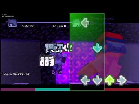 BF Vs Silly Billy Di Minecraft || Friday Night Funkin | Showcase Mod Psych Engine