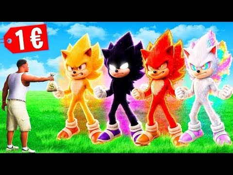 Alle SONIC-Verwandlungen in GTA 5 für nur 1$ gekauft! (Total verrückt)