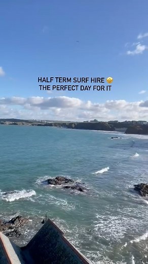 SURF HIRE TODAY? 😜🧐😎 The perfect day in Newquay for some surfing or bodyboarding! We have all the warm wetsuity stuff to keep you nice and warm. It’s the perfect half term activity and won’t break the bank. Drop us a line if you prefer a surf lesson or coasteer? We’ve got spaces available this week 😎 | Newquay Activity Centre