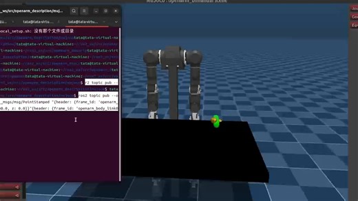 基于ROS2的OpenArm双臂机器人视觉抓取系统设计与实现-第八组