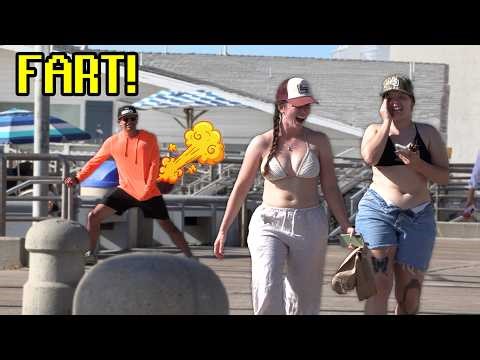 Embarrassing FART Prank at the Beach!