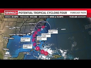 Tropics Update: Potential Tropical Cyclone Four has formed over east Cuba (Friday 11 a.m.)