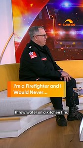 The hugely important reason you should NEVER put water on a kitchen oil fire🚒 #fire #oil #water #firesafety #hazard #fightfighter #dosandonts #sunriseon7 WATCH SUNRISE FOR MORE | @7plus ☀️ | Sunrise