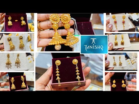 #2026 Tanishq Gold Jhumka collection with price|Tanishq Gold Earrings jhumka design|Tanishq earrings