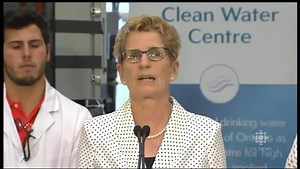 Wynne in Walkerton