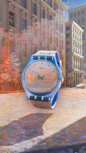 Experience Monet’s mastery of light with MONET’S PALAZZO DUCALE, a wearable work of art featuring Swatch Pay. #SwatchxGuggenheim #SwatchLovesArt https://swat.ch/45WAjrV | Swatch