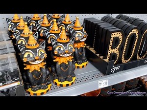 Walmart Early Halloween 2024 Setup Preview / Shopping Walkthrough Tour of Spooky Decorations Video