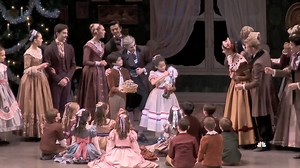 In the 65 years the New York City Ballet has been producing “The Nutcracker,” Charlotte Nebres is the first black ballerina to play the role of Marie. | NBC Nightly News with Tom Llamas