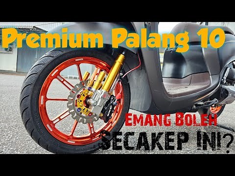 Modify your 12-inch Scoopy to a 14-inch Scoopy with 10-spoke Premium Orange Rims!