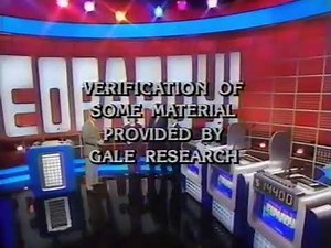 Jeopardy! closing credits, 9/2/96