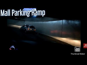 MALL PARKING LOT CIRCULAR RAMP DRIVING TIPS