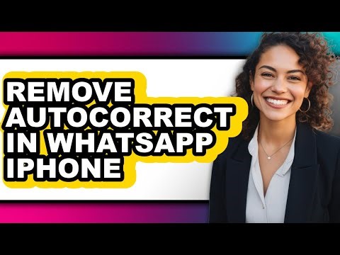How to Remove Autocorrect in Whatsapp Iphone (only Way)