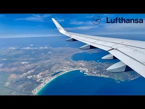🇪🇸 Palma de Mallorca PMI - Frankfurt FRA 🇩🇪 Lufthansa Airbus A320 [FULL FLIGHT REPORT]