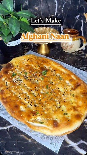 ATTIYA USMAN on Instagram: "Afghani Naan 🫓. Easy,Simple yet Delicious Recipe.Crispy Outside,Soft n Fluffy inside.A Must Try Recipe Like ❤️ it Save 💾 it Share it Follow @homechefattiya for more recipes Ingredients: - 1 kg all-purpose flour - 1 tbsp instant yeast - 2 tbsp sugar - ½ cup yogurt - ⅓ cup oil - 1 tbsp salt - 2 cups (+-2 tbsp) lukewarm water - Egg-yogurt mixture (for brushing) - Sesame & nigella seeds (for topping) Method: 1️⃣ Knead a soft dough with all ingredients & let it rise unti