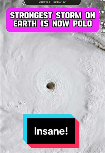 Hurricane Polo now a Category 5 powerhouse