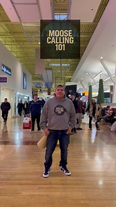 THE COW CALL & BULL CHALLENGE CALL Moose Calling 101 – Vaughan Mills Mall Toronto This is the cow call and bull challenge call I use when teaching real moose calling techniques. These are authentic moose sounds used in the bush, brought into a public setting to raise awareness and educate. Welcome to Moose Calling 101. 🫎 #MooseCalling101 #MooseCalling #MooseHunting #PublicReaction #CowCall #BullChallengeCall #VaughanMillsMall #toronto | Moose Calling 101