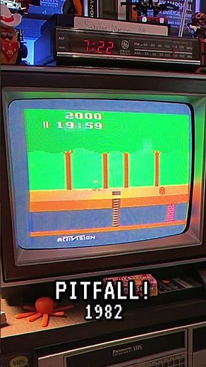 Let's Play Pitfall (1982) on the Atari #retrogaming #1980s #atari #nostalgia
