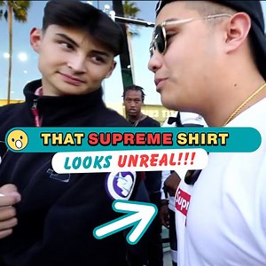 Flexing with my "SUPREME" shirt at SUPREME STORE 😆 | Legit Tim
